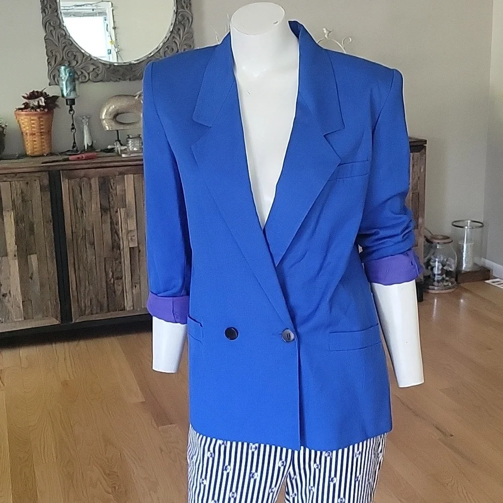Christian Dior Vintage The Suit Single Button Closure Blazer